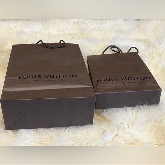 Set of 2 Louis vuitton shopping bags Authentic - Picture 6 of 9